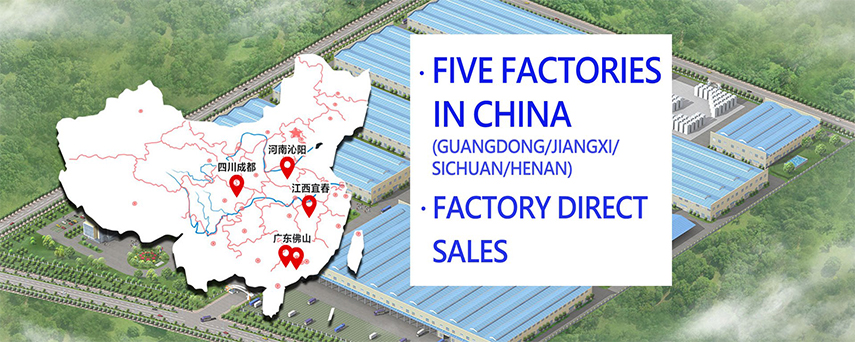 Hình ảnh 3D nhà máy và các địa chỉ phân phối của công ty Xingfa Quảng Đông tại Trung Quốc
