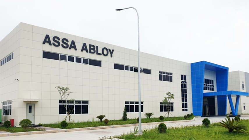 Hình ảnh một nhà máy của tập đoàn Assa Abloy